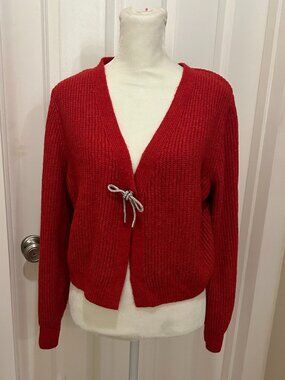 No Boundaries Knit Cardigan Sweater - L (12-14)